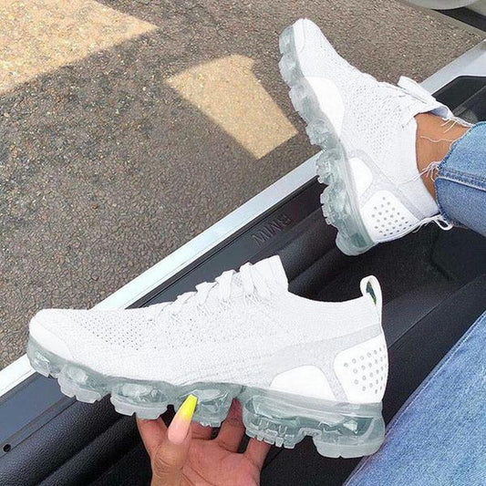 2024 Purple Sneakers Women Casual Shoes Mesh Air-Cushion Flat
